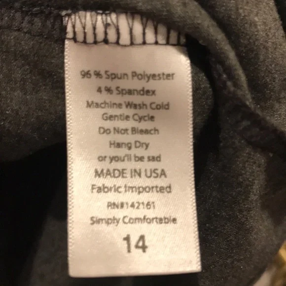 LuLaRoe Sloan Baseball Tee size 14 - Picture 4 of 4